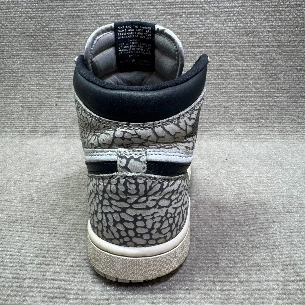 Nike Air Jordan 1 Retro High White Cement Kids 7 White DZ5485-052